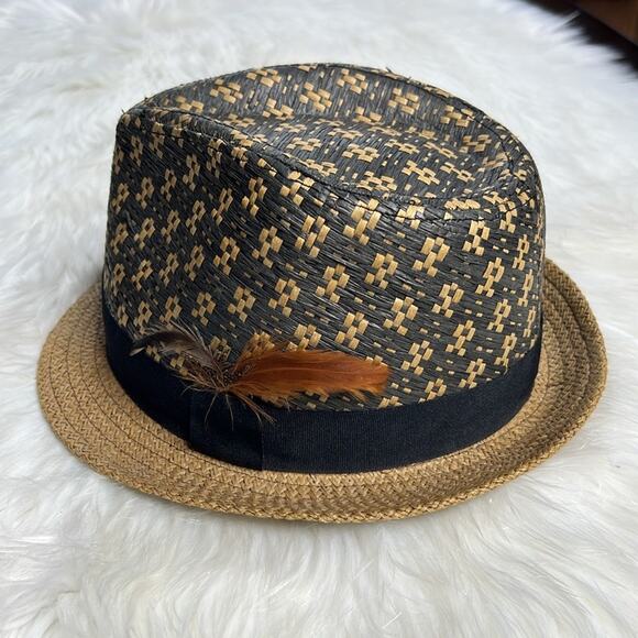 Forever 21 Brown Straw Fedora - Picture 2 of 6